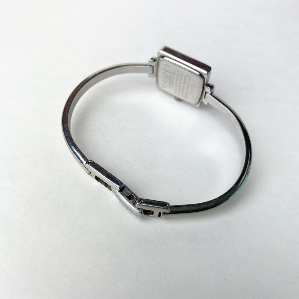 Gucci Mod. '1900 L' stainless steel wrist watch. - Picture 4 of 7